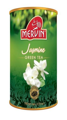Zielona herbata liściasta z jaśminem Mervin Jasmine 100g
