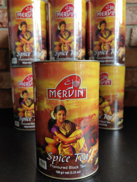 Czarna herbata liściasta imbir kardamon Mervin Spice Tea 100g